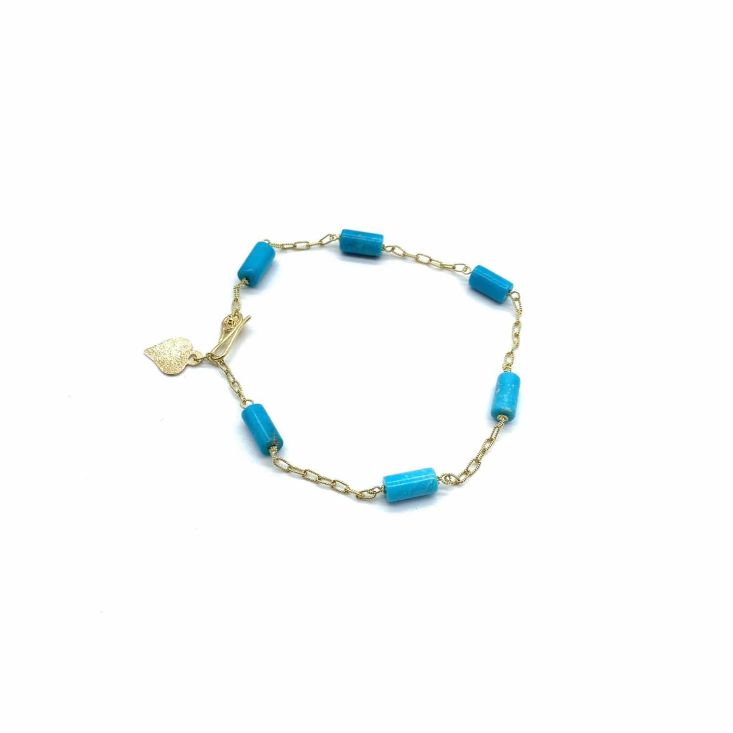 Caterina Murino bracelet or 6 turquoises