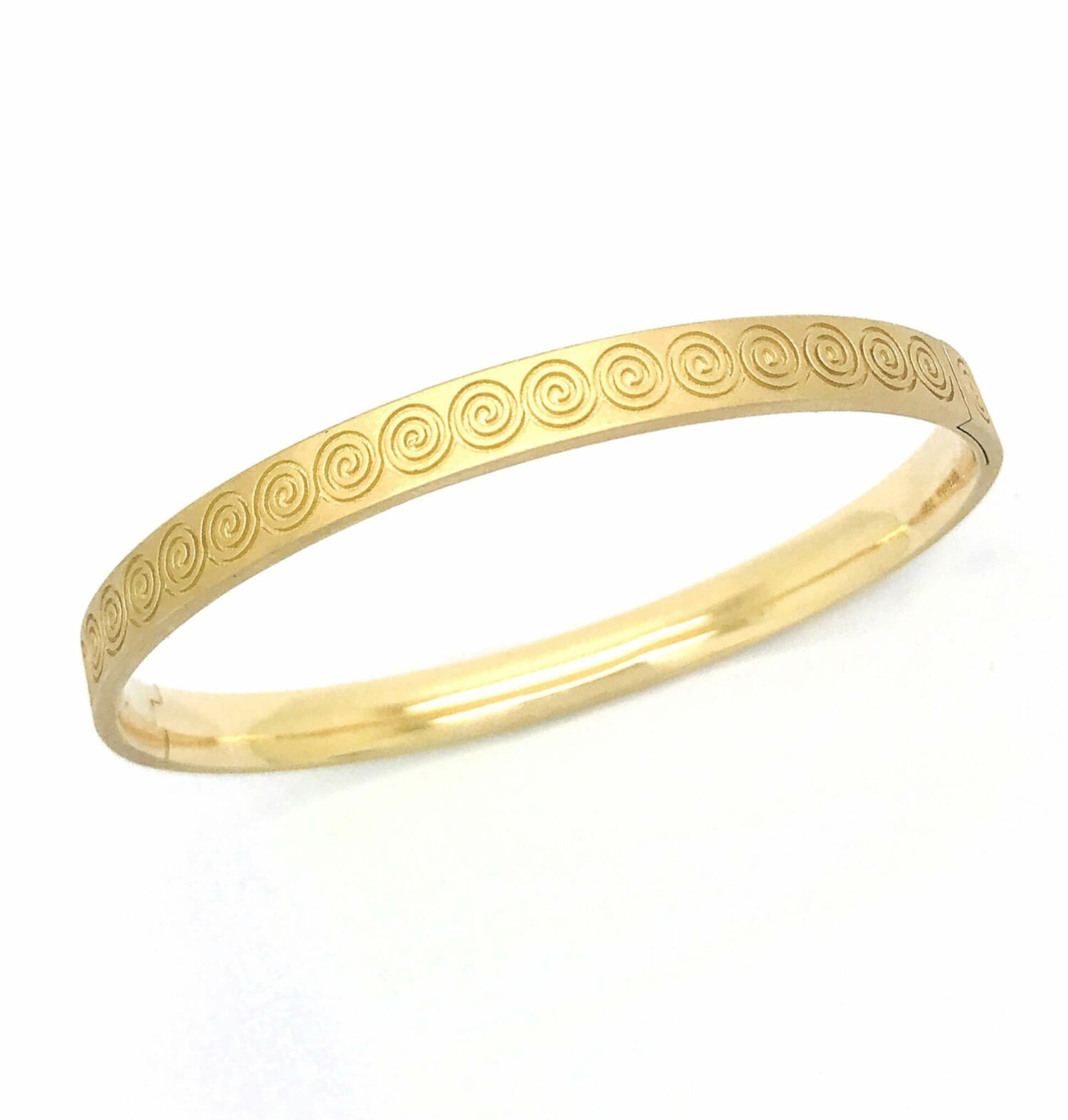 Spirale bracelet or jaune