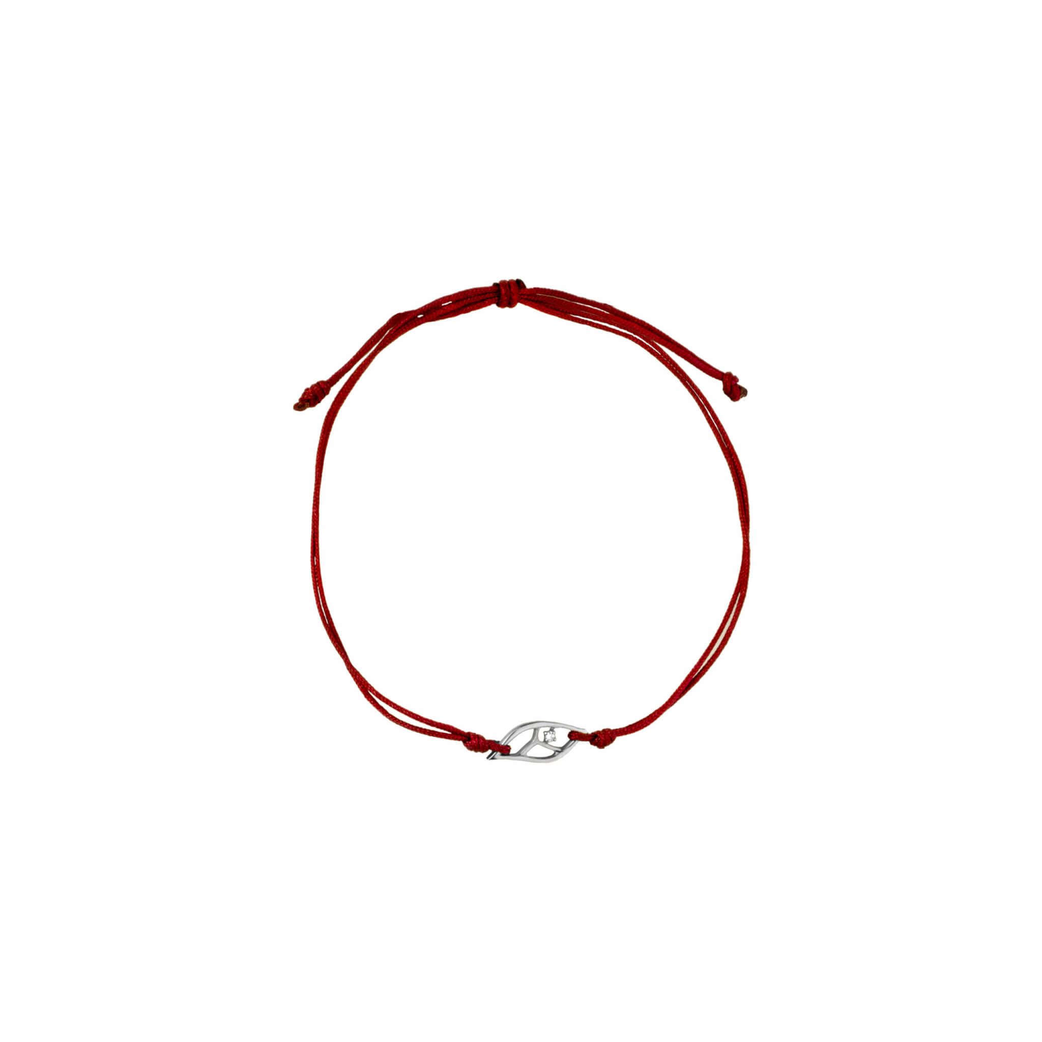 feuille bracelet cordon or