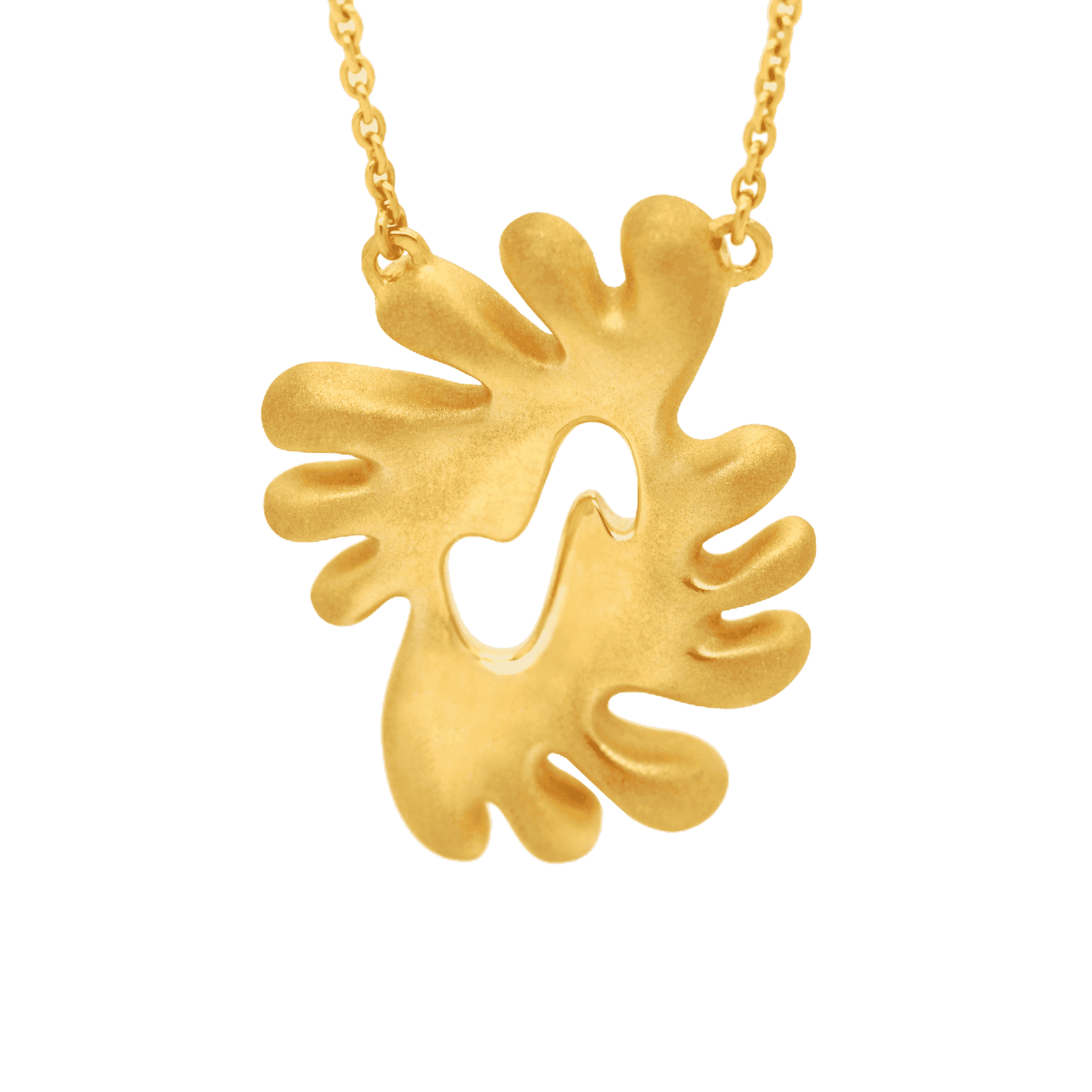 Akan collier or jaune