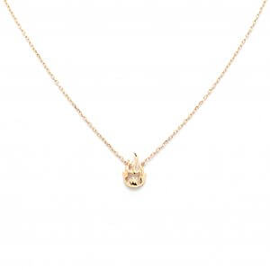 Flamme collier or